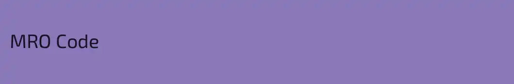 MRO Code